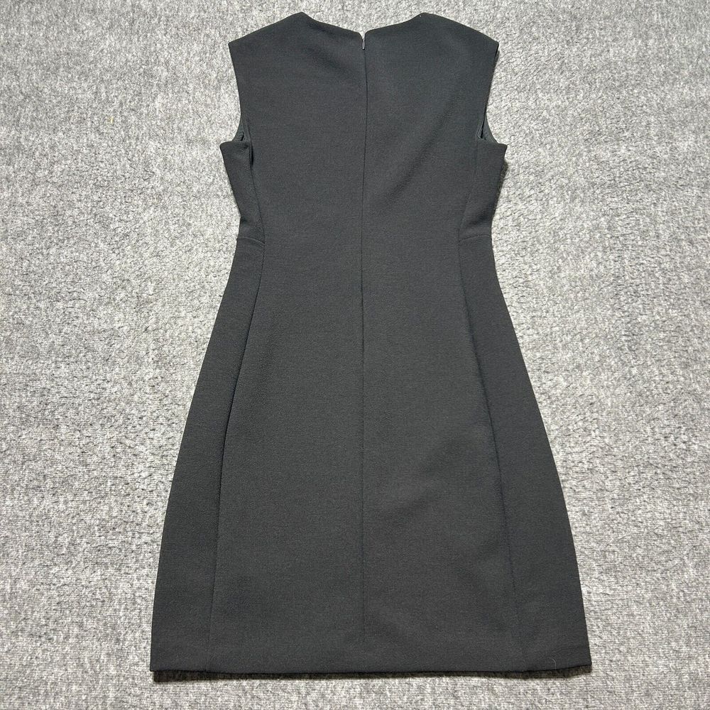 Club Monaco Mini Dress Size 00 Womens Sculptural Black Gothic Feminine Career - Picture 9 of 10